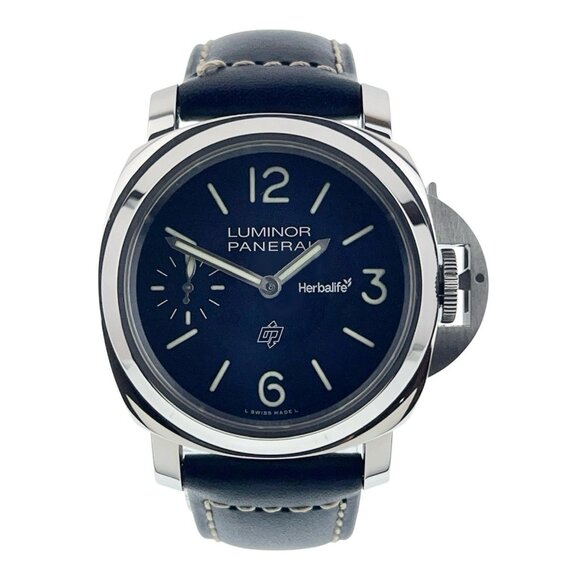 Panerai Luminor Stainless Steel Blue Dial 44mm Manual Wind Men’s Watch PAM01085 - Picture 1 of 9